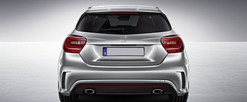 Full Rear View of Mercedes-Benz A Class