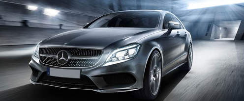 Mercedes-Benz CLS Class Front Angle High View