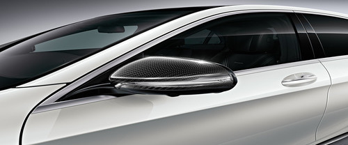 Mercedes-Benz S Class Sedan Drivers Side Mirror Front Angle