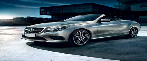 Mercedes-Benz E Class Cabriolet Front Side View