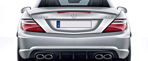 Full Rear View of Mercedes-Benz SLK Class
