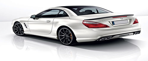 Rear Cross Side View of Mercedes-Benz SL Class