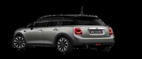 Rear Cross Side View of MINI 5 Door