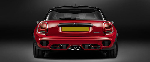 Full Rear View of MINI 3 Door