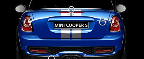 Full Rear View of MINI Coupe