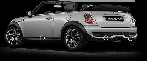 Rear Cross Side View of MINI Cabrio
