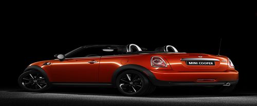 Rear Cross Side View of MINI Roadster
