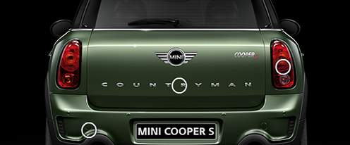 Full Rear View of MINI Countryman
