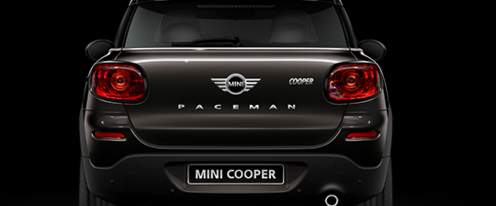 Full Rear View of MINI Paceman