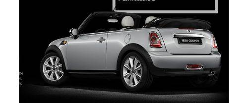 Rear Cross Side View of MINI Cooper