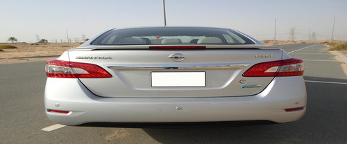 Full Rear View of Nissan Sentra