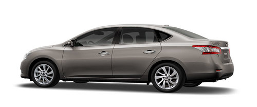 Rear Cross Side View of Nissan Sentra