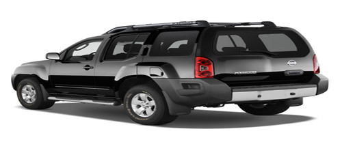 Rear Cross Side View of Nissan Xterra