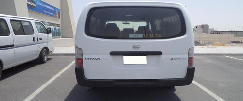 Full Rear View of Nissan Urvan