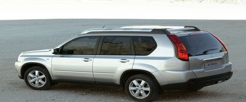 Rear Cross Side View of Nissan X-Trail