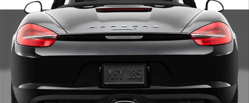 Full Rear View of Porsche Boxster