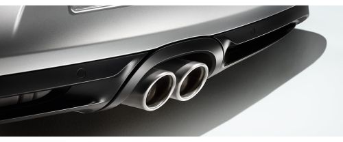 Exhaust Pipe of Porsche Boxster S