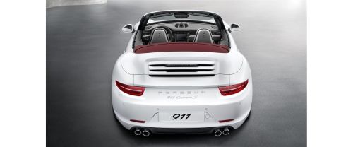 Full Rear View of Porsche 911 Carrera S Cabriolet