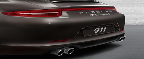 Exhaust Pipe of Porsche 911 Carrera 4S