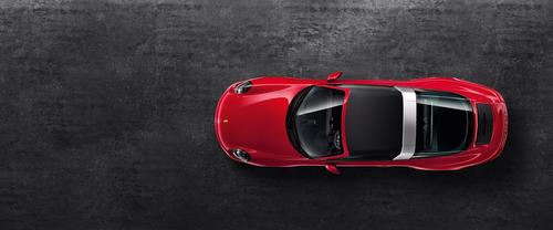 Top View of 911 Targa 4 GTS