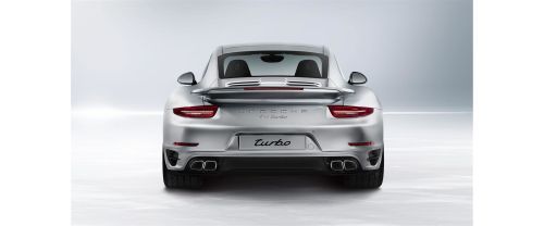 Full Rear View of Porsche 911 Turbo