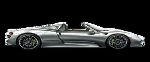 Porsche 918 Spyder Drivers Sideview
