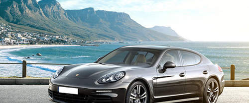 Panamera Diesel Front angle low view