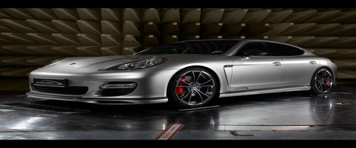 Porsche Panamera Turbo Front Side View