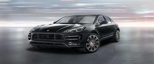 Porsche Macan Turbo Front Angle High View