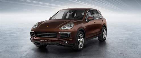 Porsche Cayenne Diesel Front Angle High View