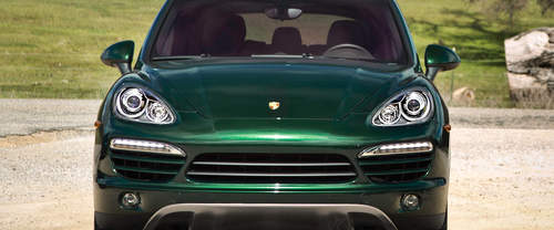 Full Front View of Cayenne Diesel