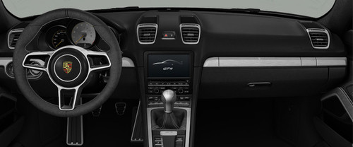 Dashboard View of Cayman GT4
