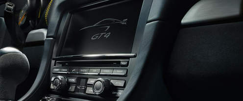 Cayman GT4 touch screen
