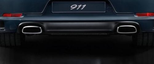 Exhaust Pipe of Porsche 911 Carrera Cabriolet