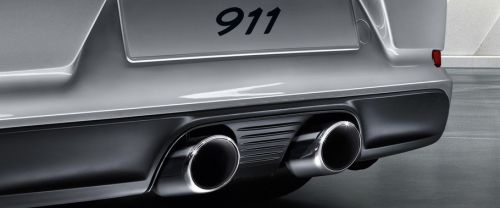 Exhaust Pipe of Porsche 911 Carrera S Cabriolet