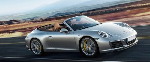 Porsche 911 Carrera S Cabriolet Front Cross Side View