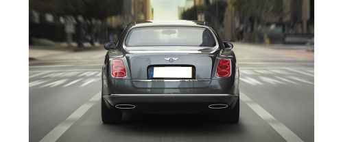 Full Rear View of Bentley Mulsanne