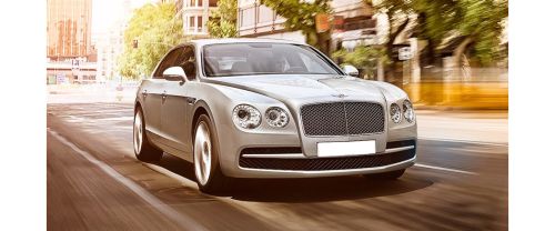 Bentley New Flying Spur V8 Front Medium View