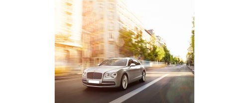 Bentley New Flying Spur V8 Front Side View