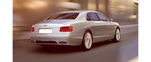 New Flying Spur V8 Rear angle view
