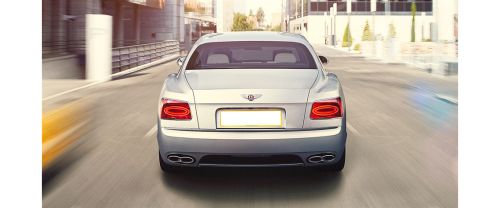Full Rear View of Bentley Flying Spur W12
