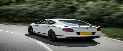 Rear Cross Side View of Bentley Continental GT3-R