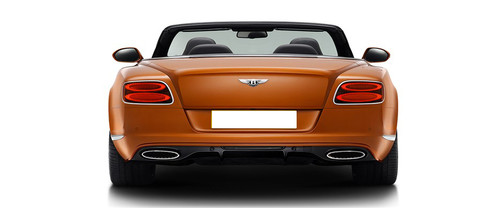 Full Rear View of Bentley Continental GT Speed Convertible