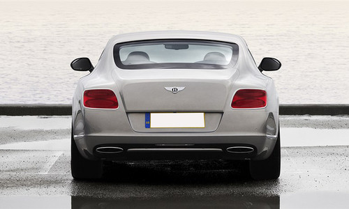 Full Rear View of Bentley Continental GT