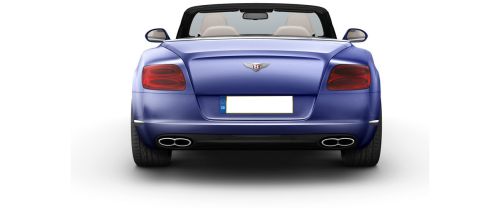 Full Rear View of Bentley Continental GT V8 Convertible