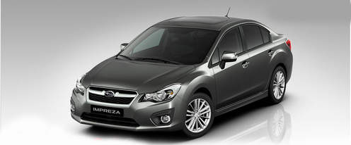 Subaru Impreza Front Angle High View