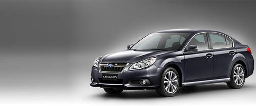 Legacy Sedan Front angle low view
