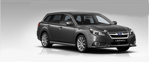 Subaru Legacy Station Wagon Front Medium View