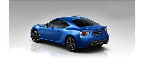Rear Cross Side View of Subaru BRZ Premium