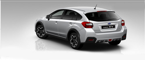 Rear Cross Side View of Subaru XV